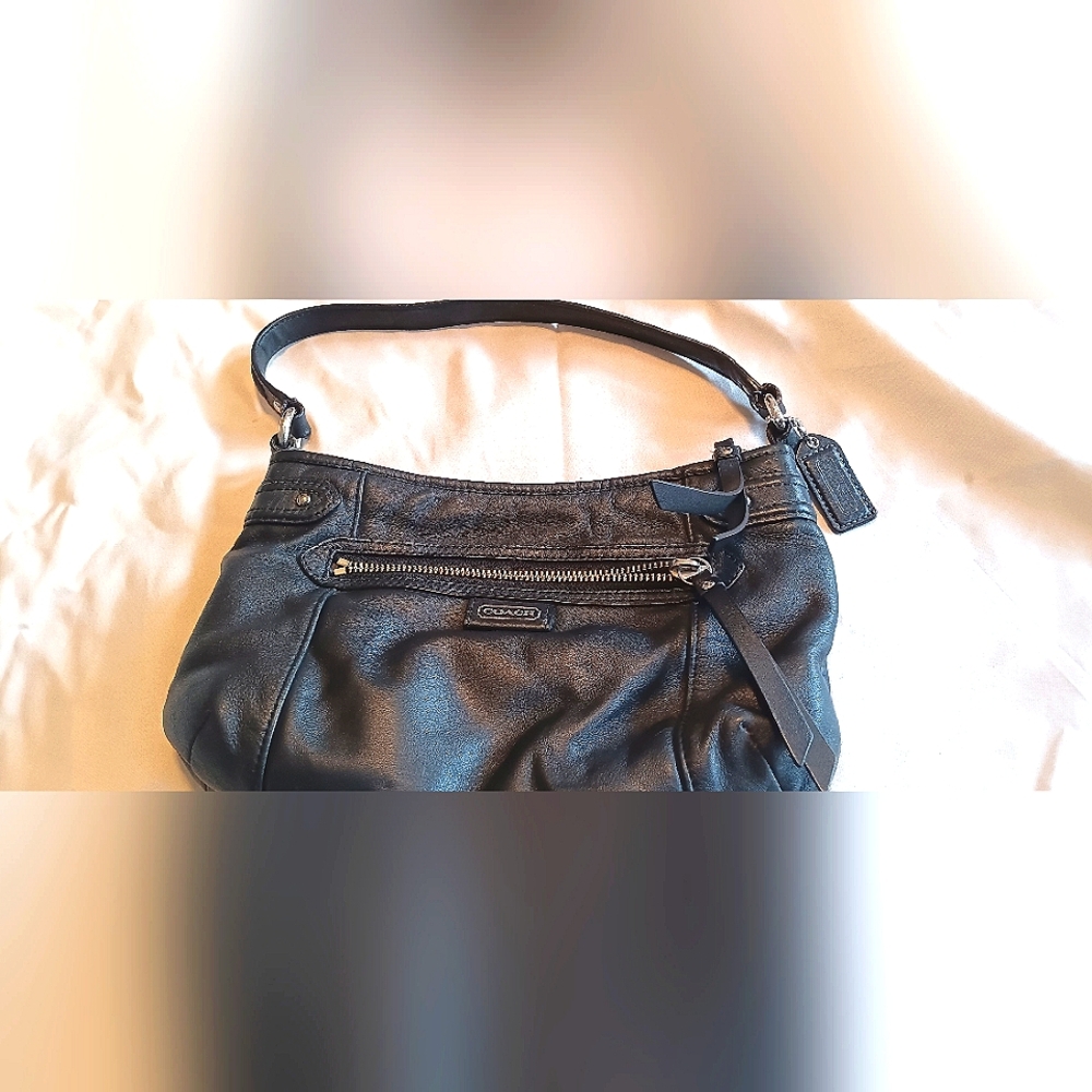 Coach purse black leather